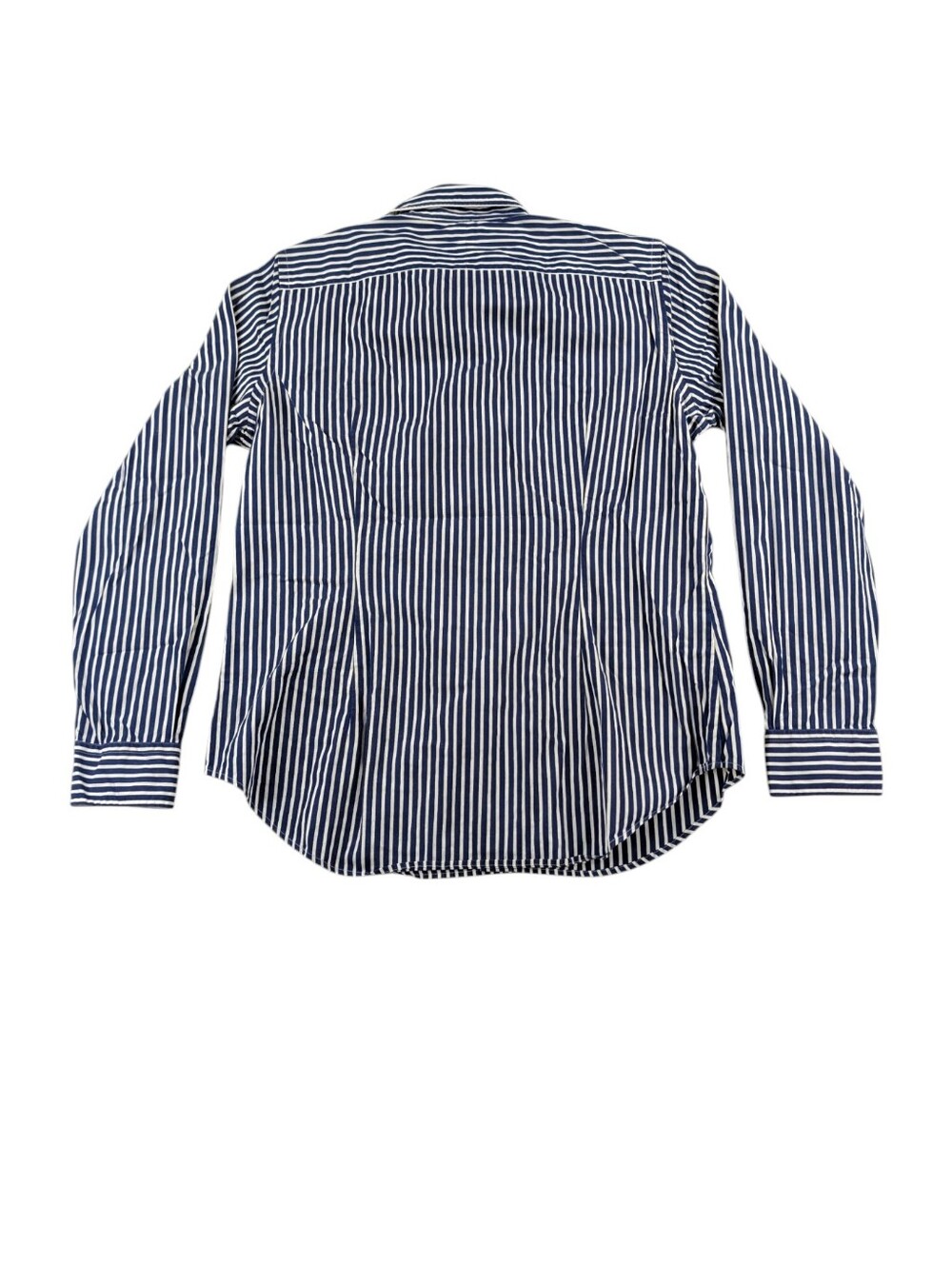 Ralph Lauren Crest Embroidered Striped Button Down Shirt Blue White Size 14 EUC - Picture 4 of 11